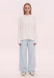 Grey melange color oversize longsleeve